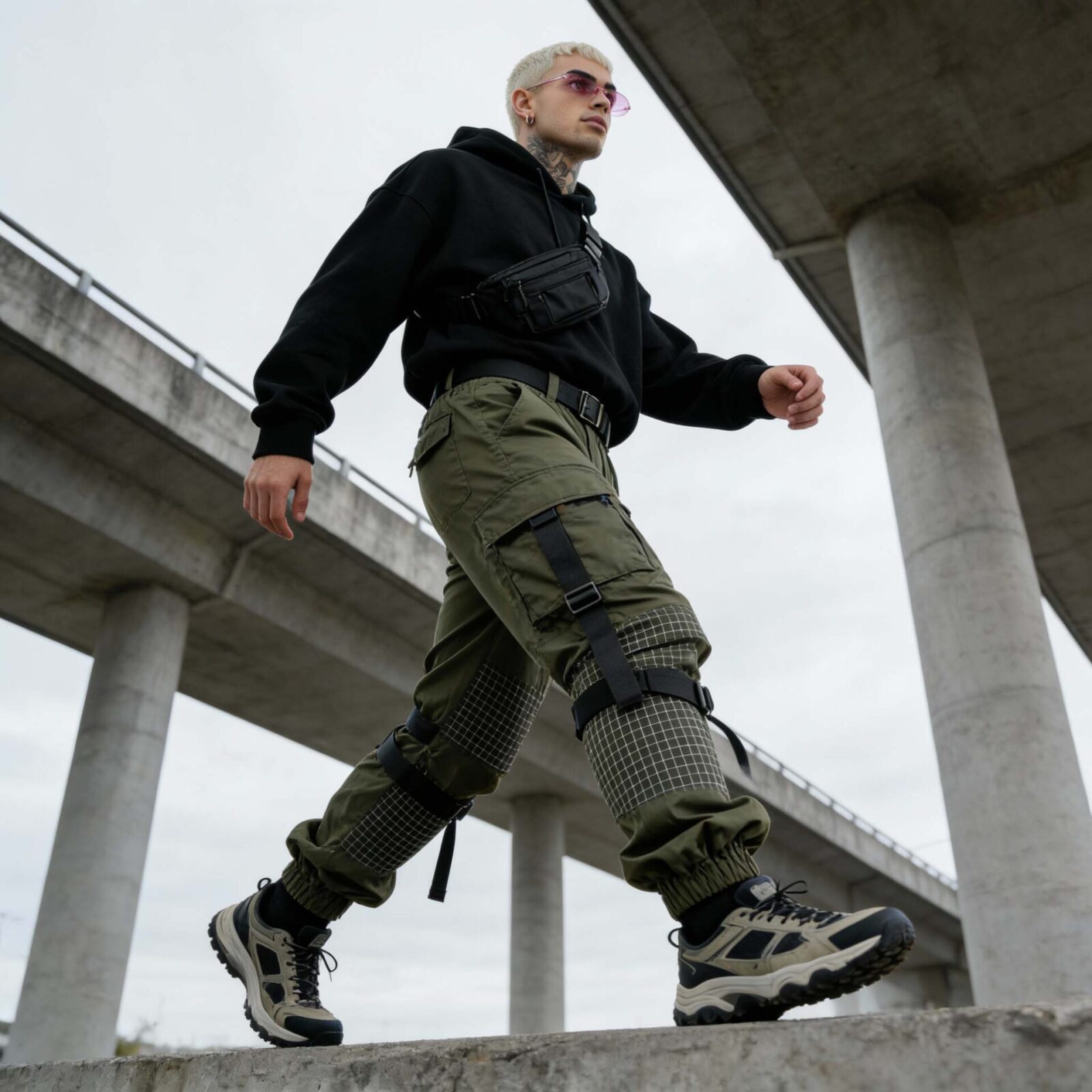 THE GRID CARGO PANTS