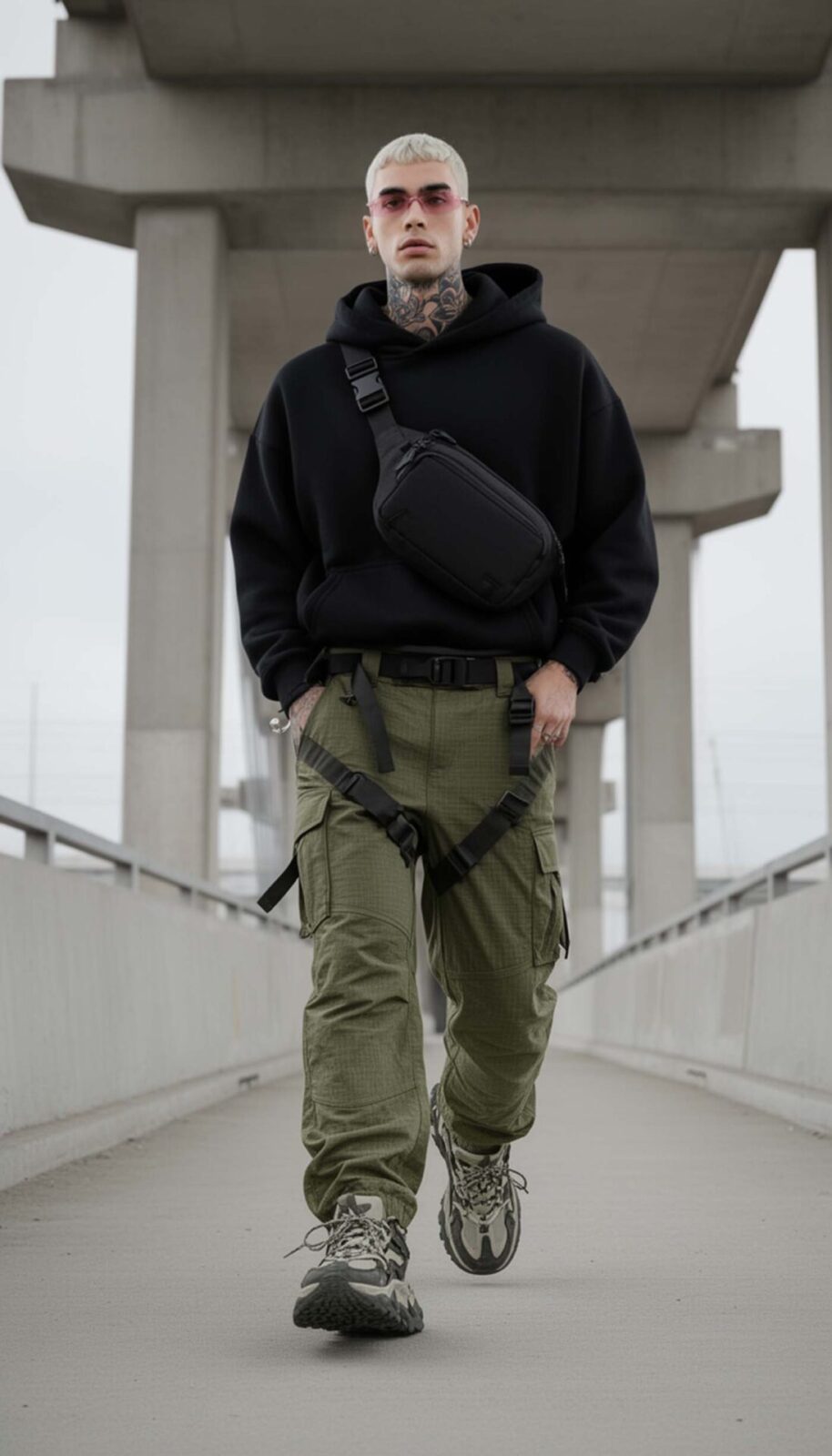 THE GRID CARGO PANTS